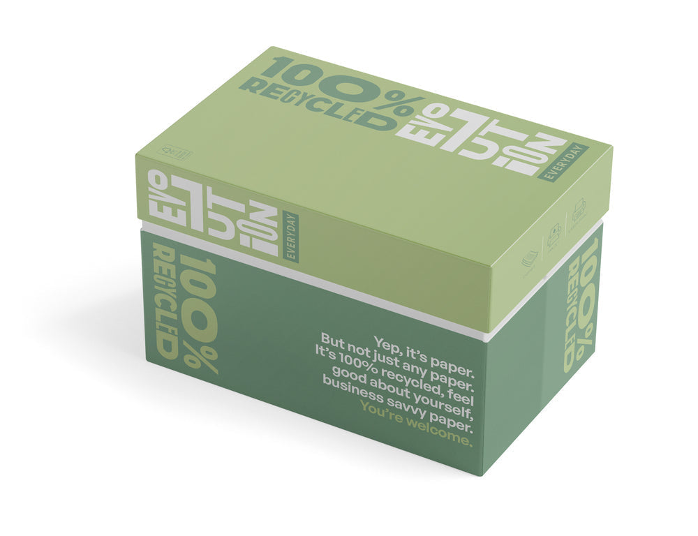 Premier gets on board with the Evolution digital paper revolution as it relaunches its 100% recycled offering with new branding.